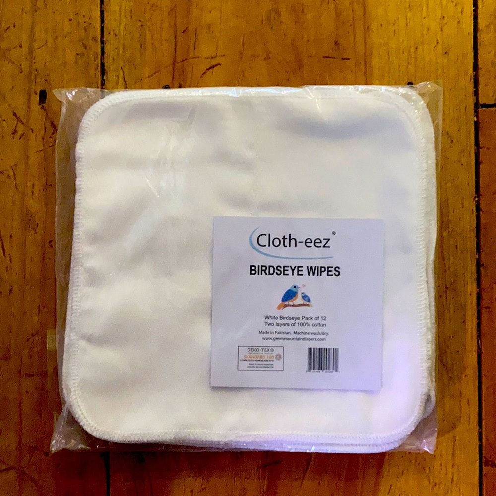 5 packs Birdseye wipes